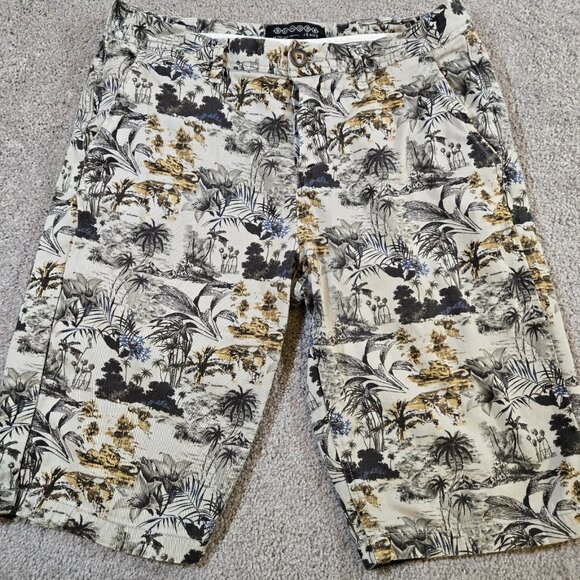 Men's Bonobos Khaki Chino Shorts US 28/ EU 38 Vert Kaki Army Print Vint - Picture 1 of 8